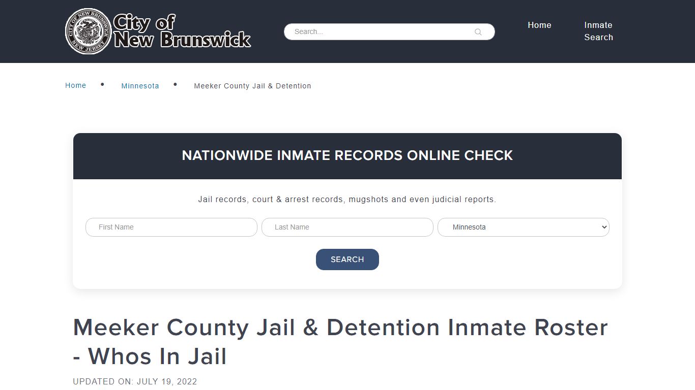 Meeker County Jail & Detention Inmate Roster - Whos In Jail