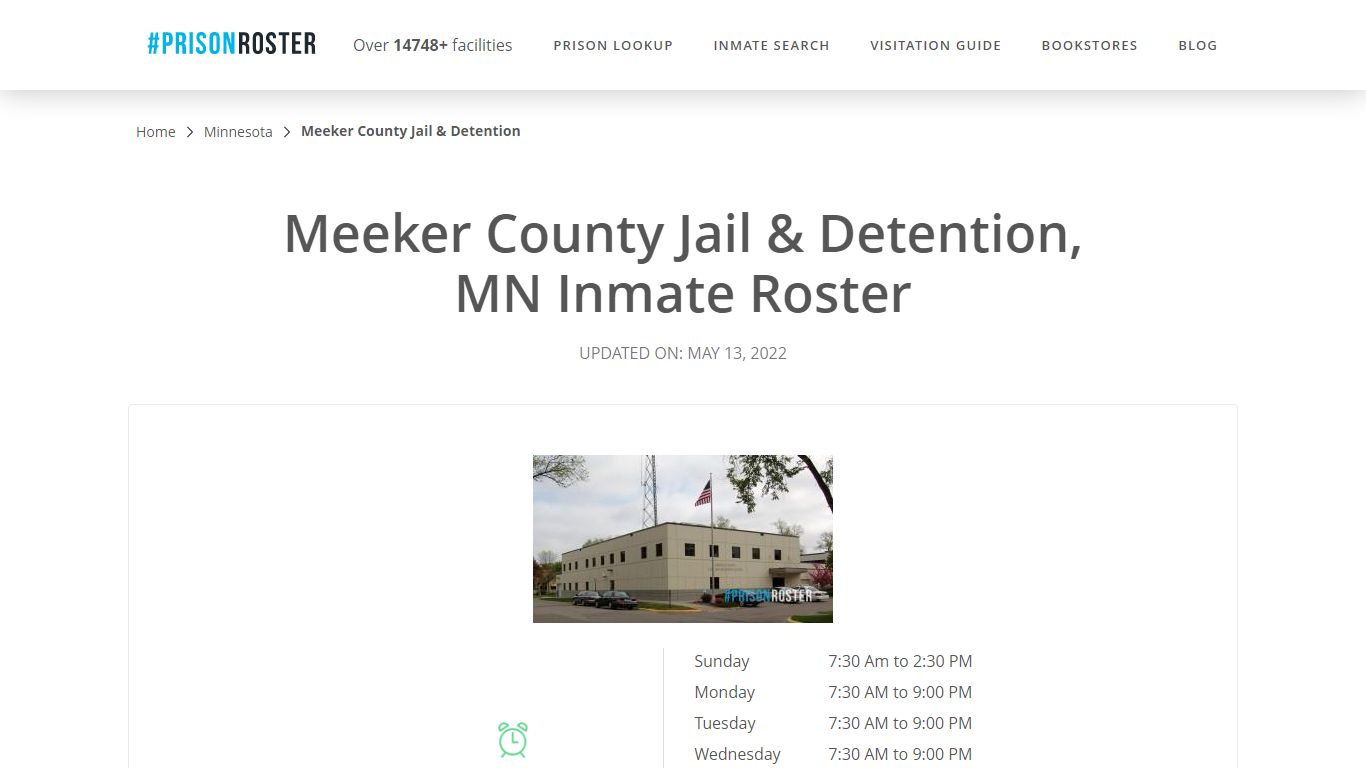 Meeker County Jail & Detention, MN Inmate Roster